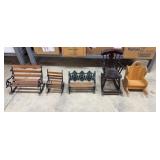 Miniature Benches & Doll Rockers