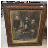 Early Black & White Photo In Nice Frame