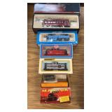Ho Train Cars In Boxes W/Die Cast Corgi Safety Car
