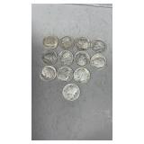 12 Silver Dimes