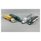 4 Semi Trucks