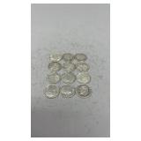 12 Silver Dimes