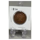1854 Large Cent