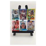 6- Autographed Football Cards-See Pictures