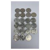 22 Silver Ike Dollars