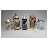 5 German Beer Steins