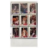 Binder of Basketball Cards