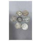 7 Foreign Silver Coins