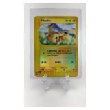 2002 Pokï¿½mon Pikachu Reverse Holo #124 Expedition