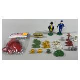 Ertl Metal Men and Miniature Ships,planes,Cannons