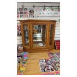 Wood Display CaseW/Glass