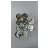 10 Kennedy Half Dollars