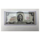 1953 Red Seal 2.00 Bill