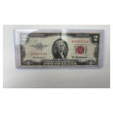 1953 A Red Seal 2.00 Bill