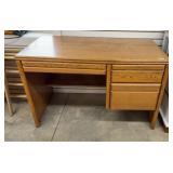 Light Colored Veneer Computer Desk