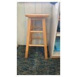 Natural Wood Stool