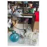 Glass Decanters W/2 Plant Hooks