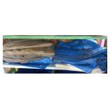 Shelf Lot of Tarps