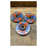 3-3 Piece Senix 5" Grinding Wheels