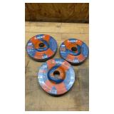 3-3 Piece Senix 5" Grinding Wheels