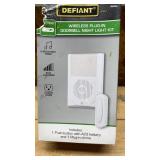 Defiant Wireless Doorbell/Night Light