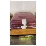 4 Outdoor Patio Chair Cushions 20x20 Red