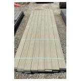 56 12 FT Composite Decking Lt Brown