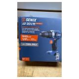 Senix 1/2" 20V Drill/Driver-Tool only