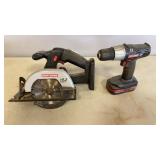 Craftsman 19.2V Drill and Trim Saw - No charger