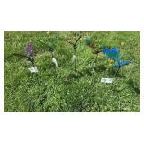 5 15" Decrotive Garden/Pot Stakes