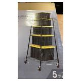 HDX Steel Storage Tote Rack w/Casters