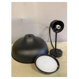 Black OutdoorMetal Light Fixture