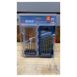 Senix 12 Piece Coated Drill Bit Set