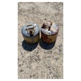 2 Metal 5Gal Gas Cans