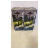 Hampton Bay Path Lights -Black