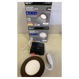 2 Commercial Electric Canless Recessed Light Kit