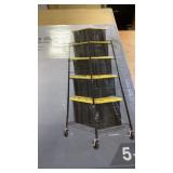 HDX Steel Storage Tote Rack w/Casters