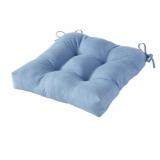 Denim Tufted Square Outdoor Seat Cushion