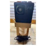 Portable Diesel Heater with Fuel Tank on Wood