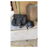 Harley Davidson Saddle Bag- Helmet - Beer Can a