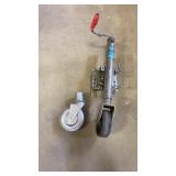 Trailer Tongue Jack and SwivelCaster Wheel