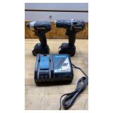 Makita 18V Screw Gun And Impact with Charger
