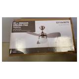 30" Ceiling Fan-Brushed Nickel