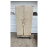 Rolling Metal Storage Cabinet