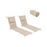 Pad and Cover for Chaise Lounger-Tan