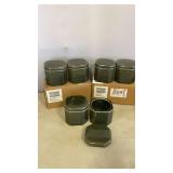 2 Threshold Ceramic Containers with Lids