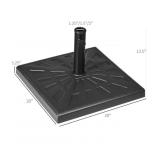 Resin Patio Umbrella Base-Black
