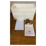 4 Tier Plastic Rolling Cart