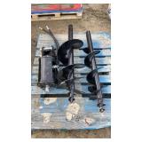 Mini Excavator Auger Drive W/8IN And 12IN Bits