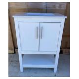 24IN White Bathroom Vanity Cabinet (Brand New!!)
